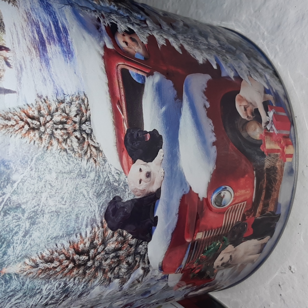After Xmas Popcorn Tin